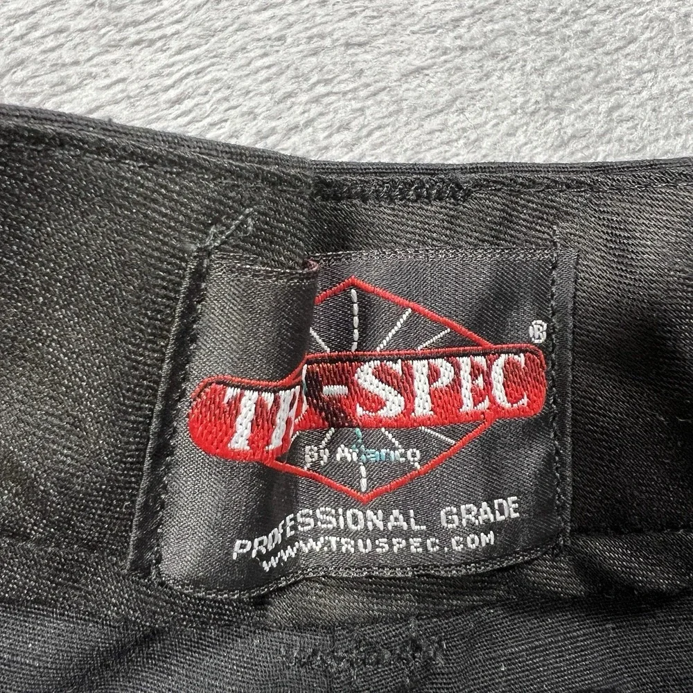 Tru Spec Pants Mens M Black Cargo Straight Khakis Utility Ripstop Tactical Twill